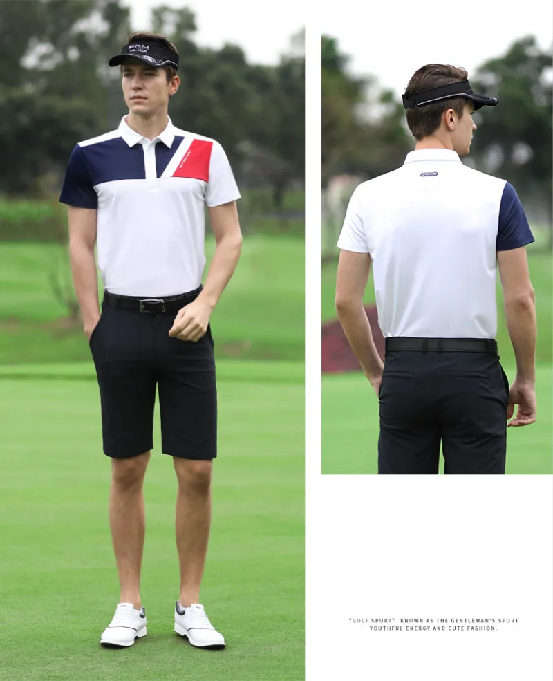 

PGM 2020 NEW Golf Men's Short Sleeve T-shirt Summer Dry Breathable Game Ball For Male YF227