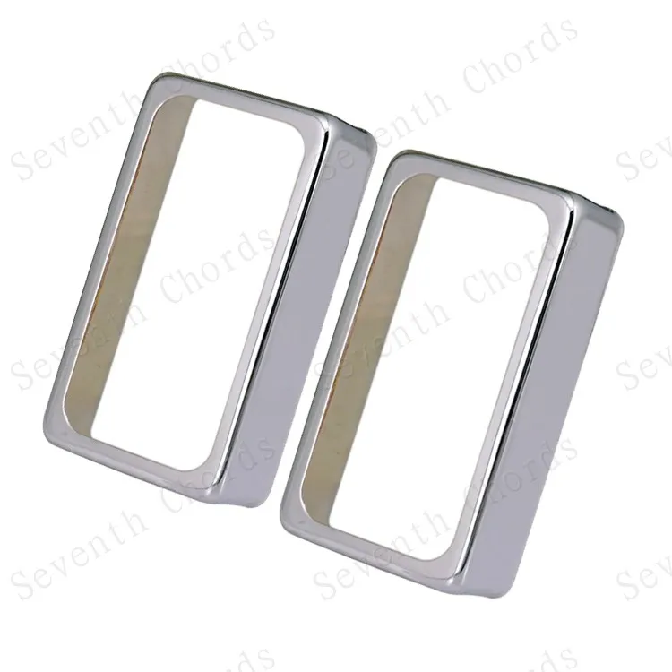 2 предмета металлическая латунь открытым круглым Форма Humbucker Чехлы/крышки/Shell/топ