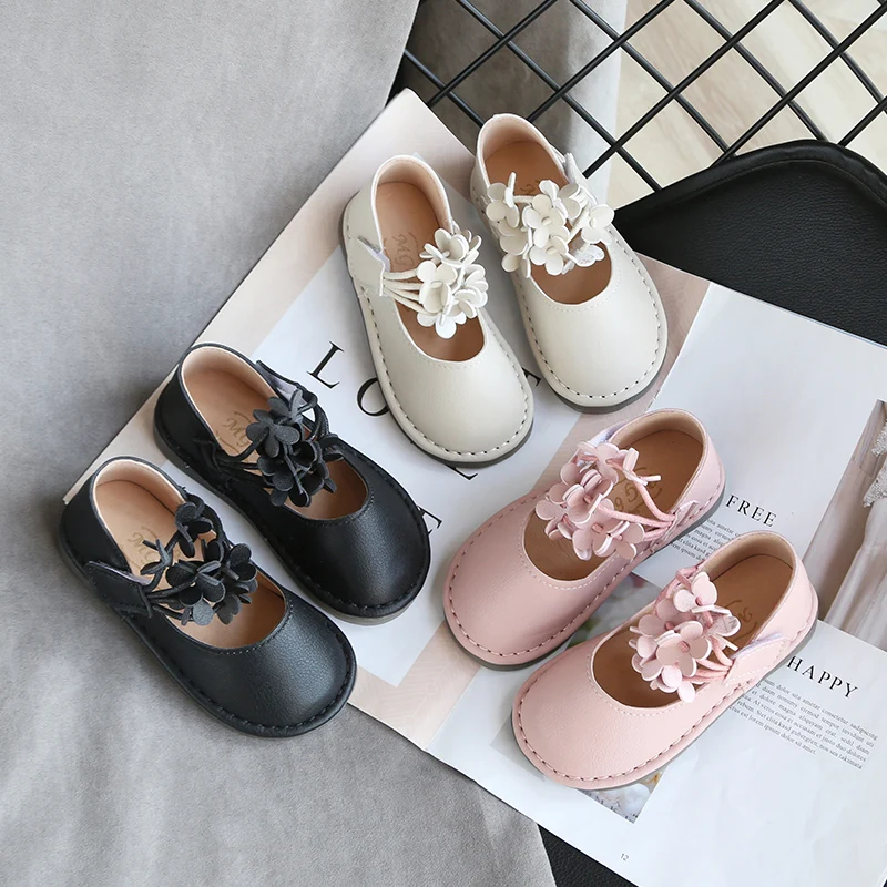 New Bow Girl Leather Shoes For School Autumn Party dance Kids Princess Single Cute nine style SMG073 | Детская одежда и обувь