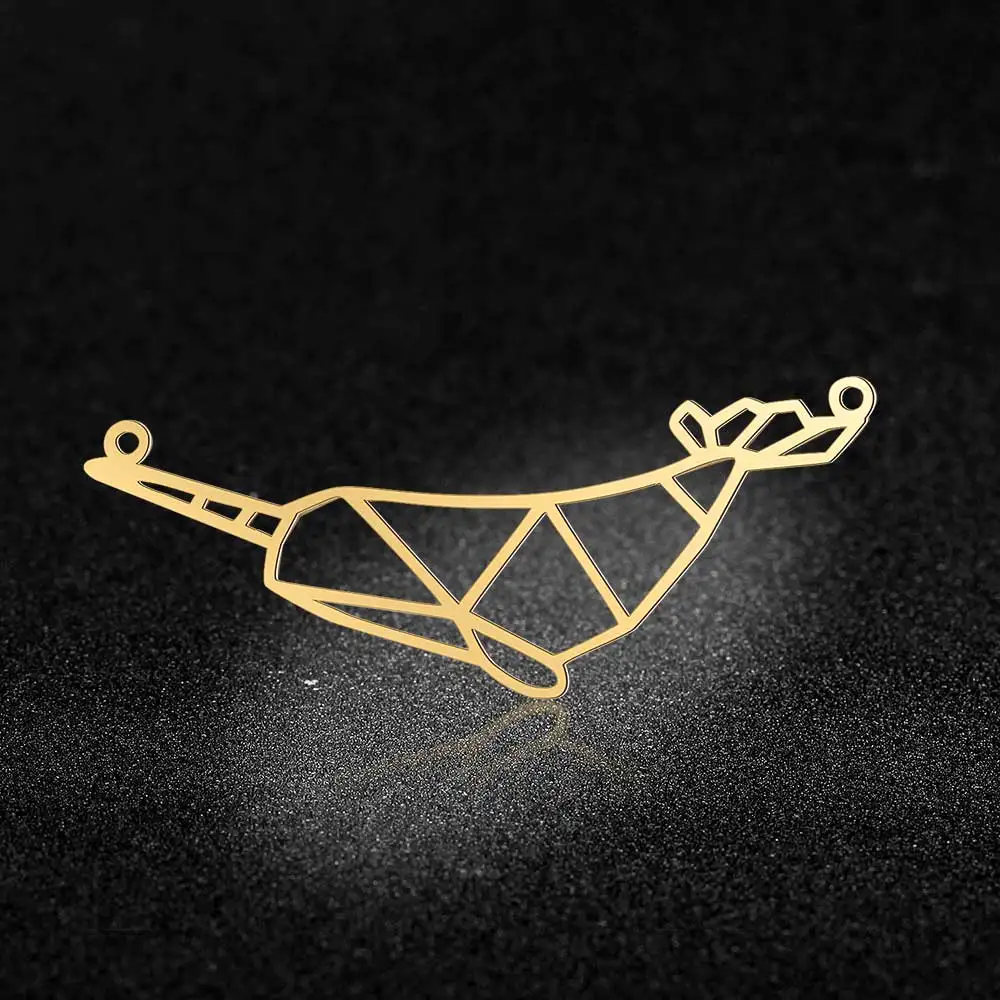 5 шт./лот 100% из нержавеющей стали наружная змея жираф лотос сделай сам