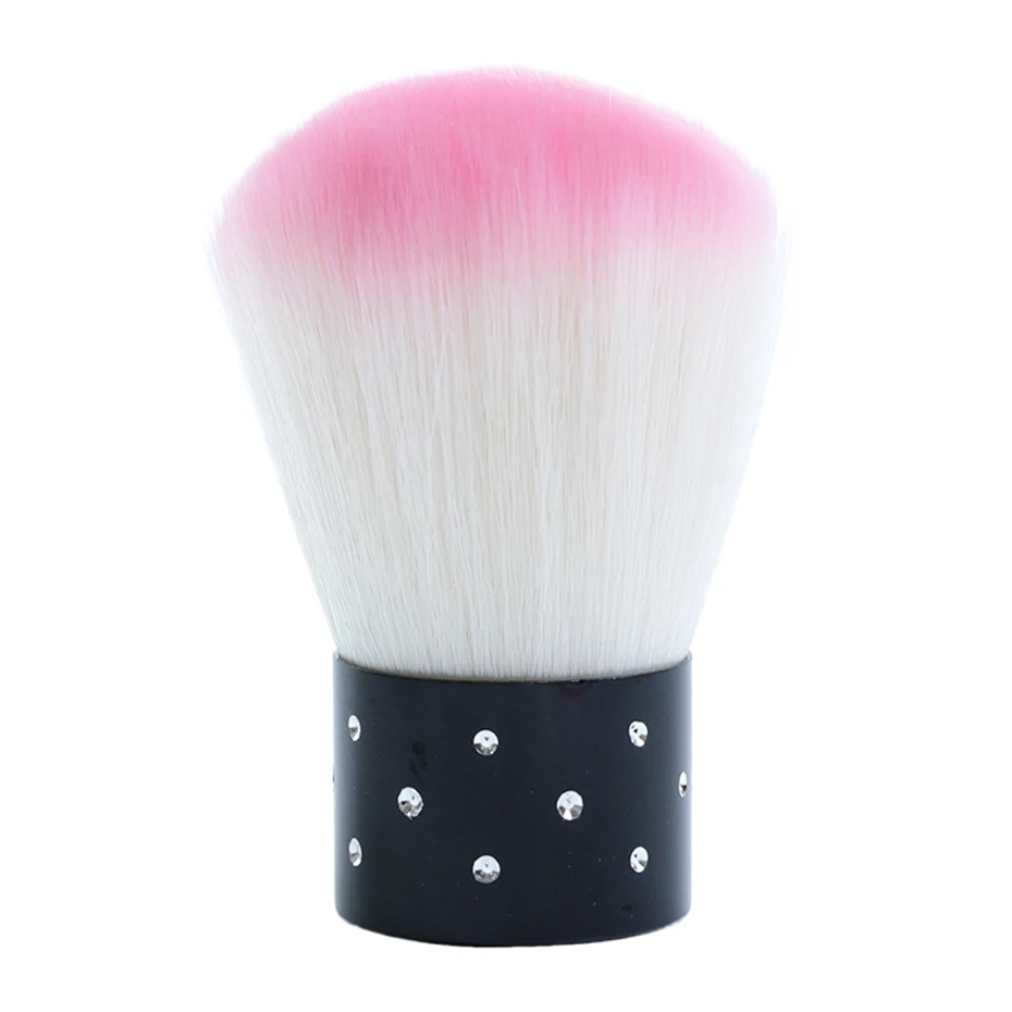 Стразы для очистки ногтей щетка удаления пудры мягкие розовые щетки волос мелкие