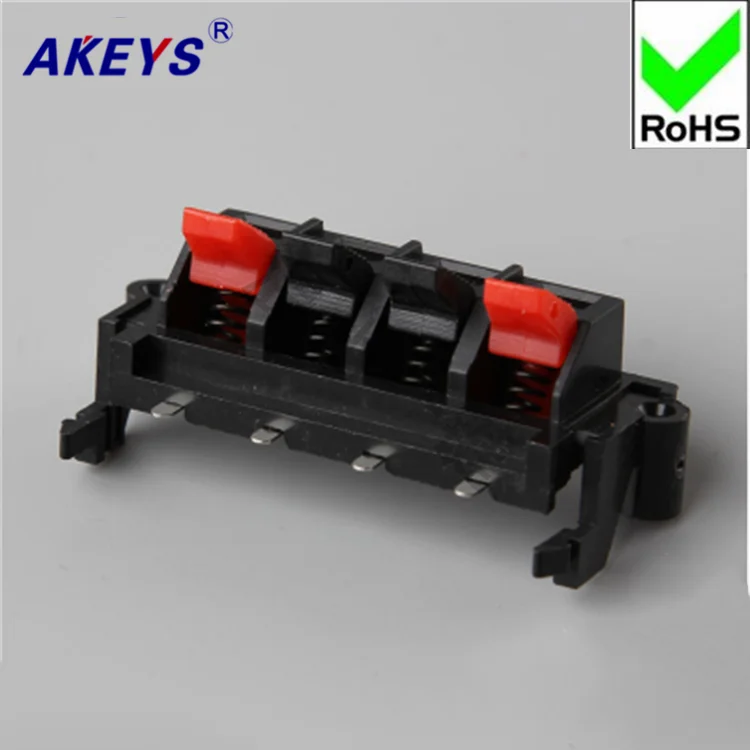 4 шт. зажимы для подключения аудио|Соединители| |