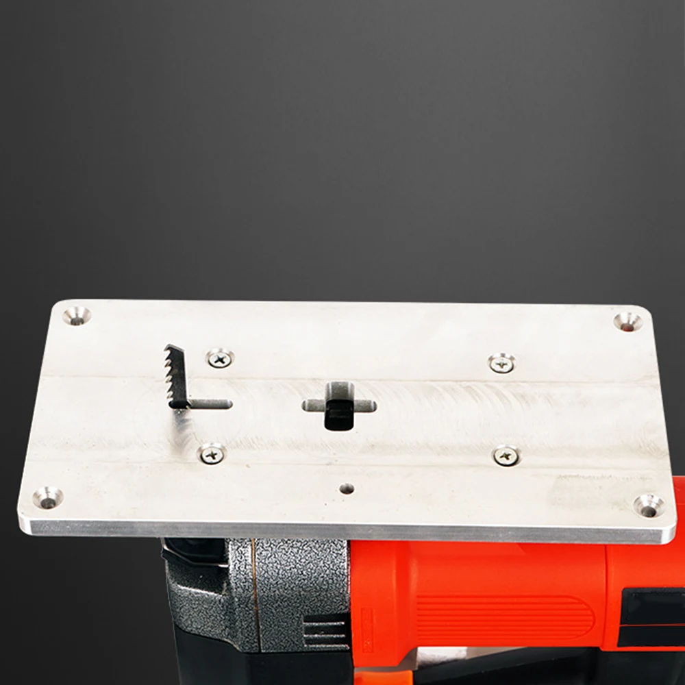 Алюминиевый фрезерный стол вставная пластина с крепежными винтами для
