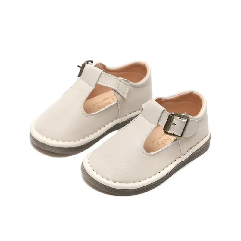 Кожаные туфли для девочек Детские сандалии из ПУ платье принцессы малышей