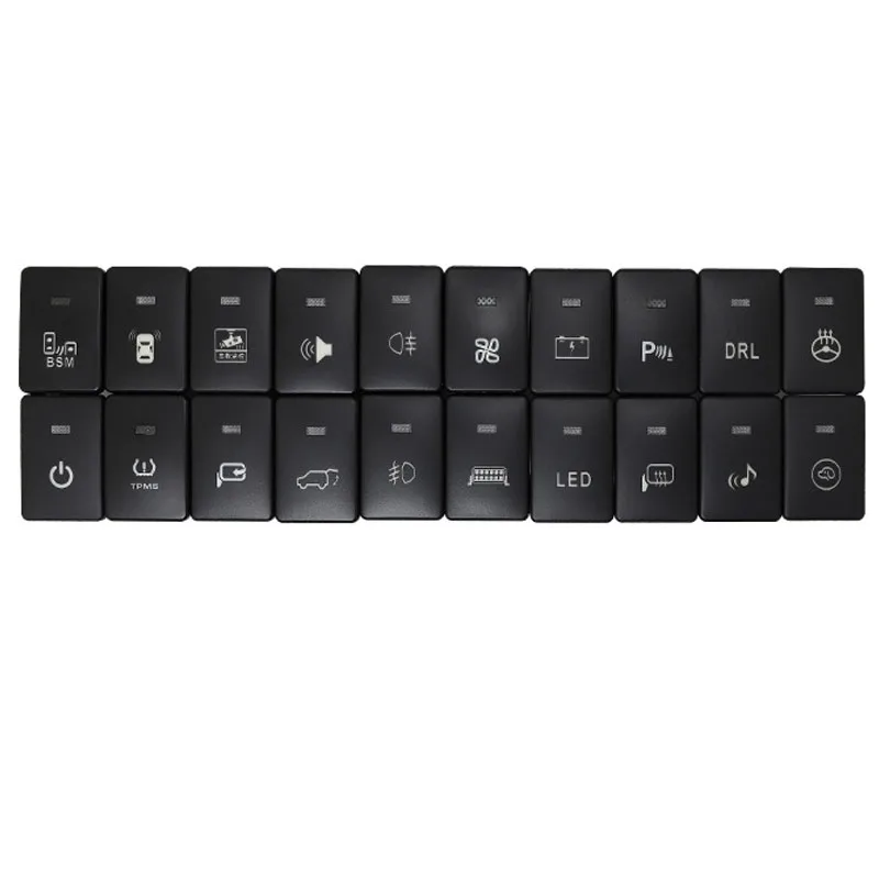 1 шт. BSM DRL СВЕТОДИОДНЫЙ парковочный радар аккумулятор рулевой шкив кнопка