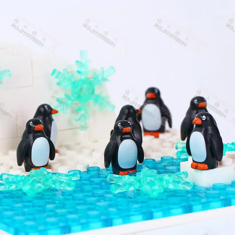 Конструктор игрушечный ледник Пингвины серия MOC | Игрушки и хобби