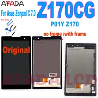 for asus zenpad c 7 0 z170cg p01y z170 lcd display touch screen digitizer assembly with frame screen replacement