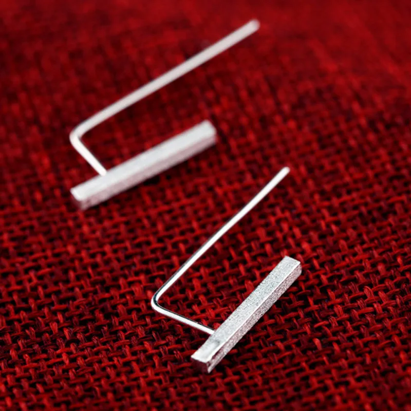 Женские серьги подвески из серебра JIANERY свадебная бижутерия|Серьги-гвоздики| |