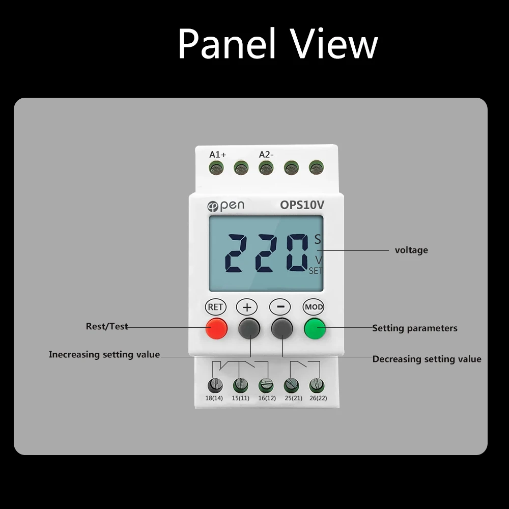 Один аппарат защиты от обрыва фаз регулируются под более Напряжение протектор