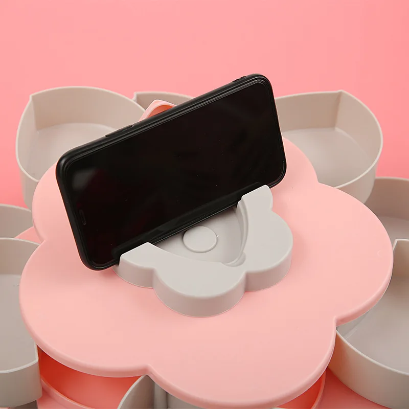 Коробка для закусок с цветами коробка сухих фруктов конфет пластиковая