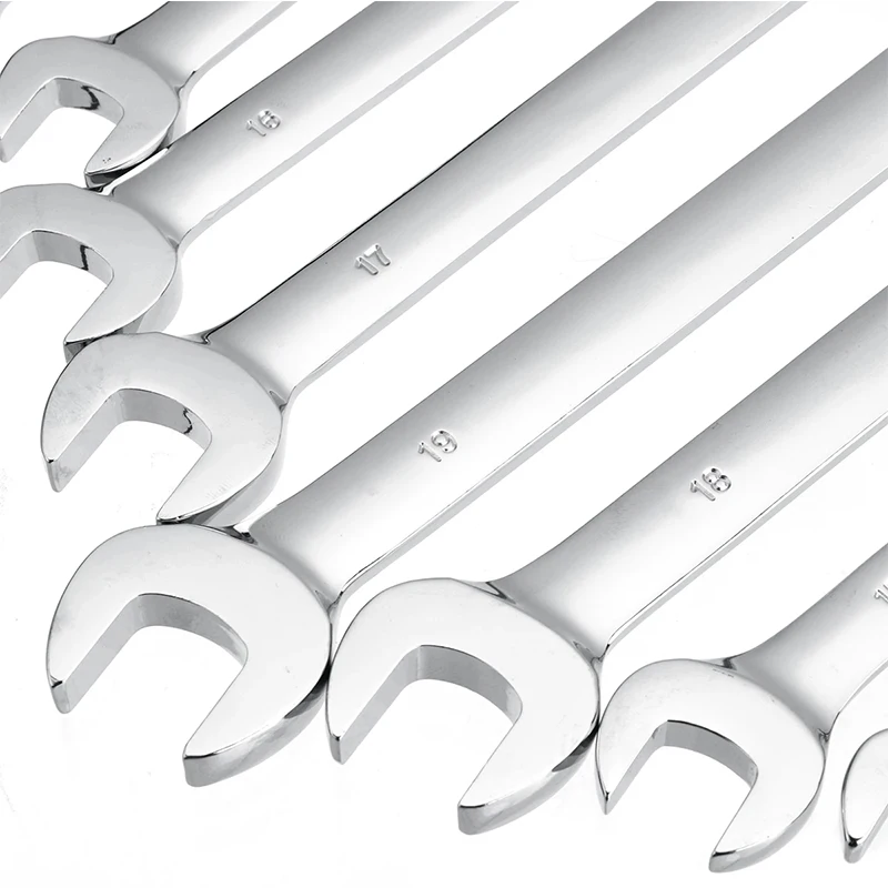 

12Pcs Ratchet Combination Metric Wrench Set Hand Tools Car Repair Wrench Key Set