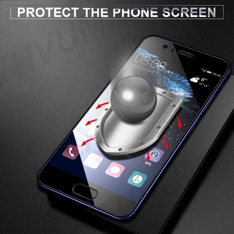 11d full protective glass for huawei p10 plus p20 pro p30 p40 lite e tempered glass film huawei p smart z 2019 screen protector free global shipping