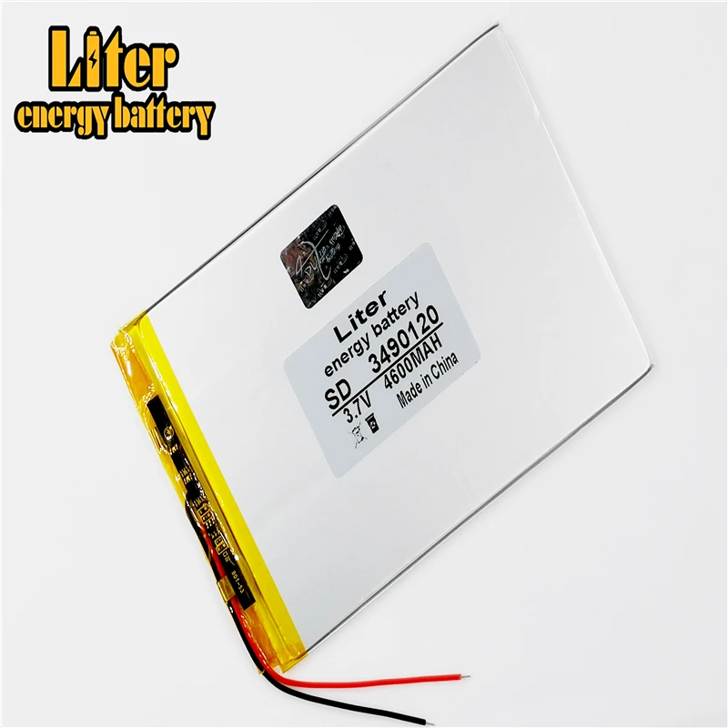 3 7 V литий полимерный аккумулятор планшета 3490120 4600mah планшетный ПК MP5/Электронная