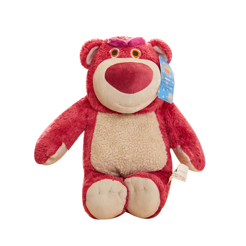 1pcs 20cm-30cm TOY STORY Original Lotso Strawberry Bear Stuffed Bear Super Soft Toys for Kids with Strawberry smell
