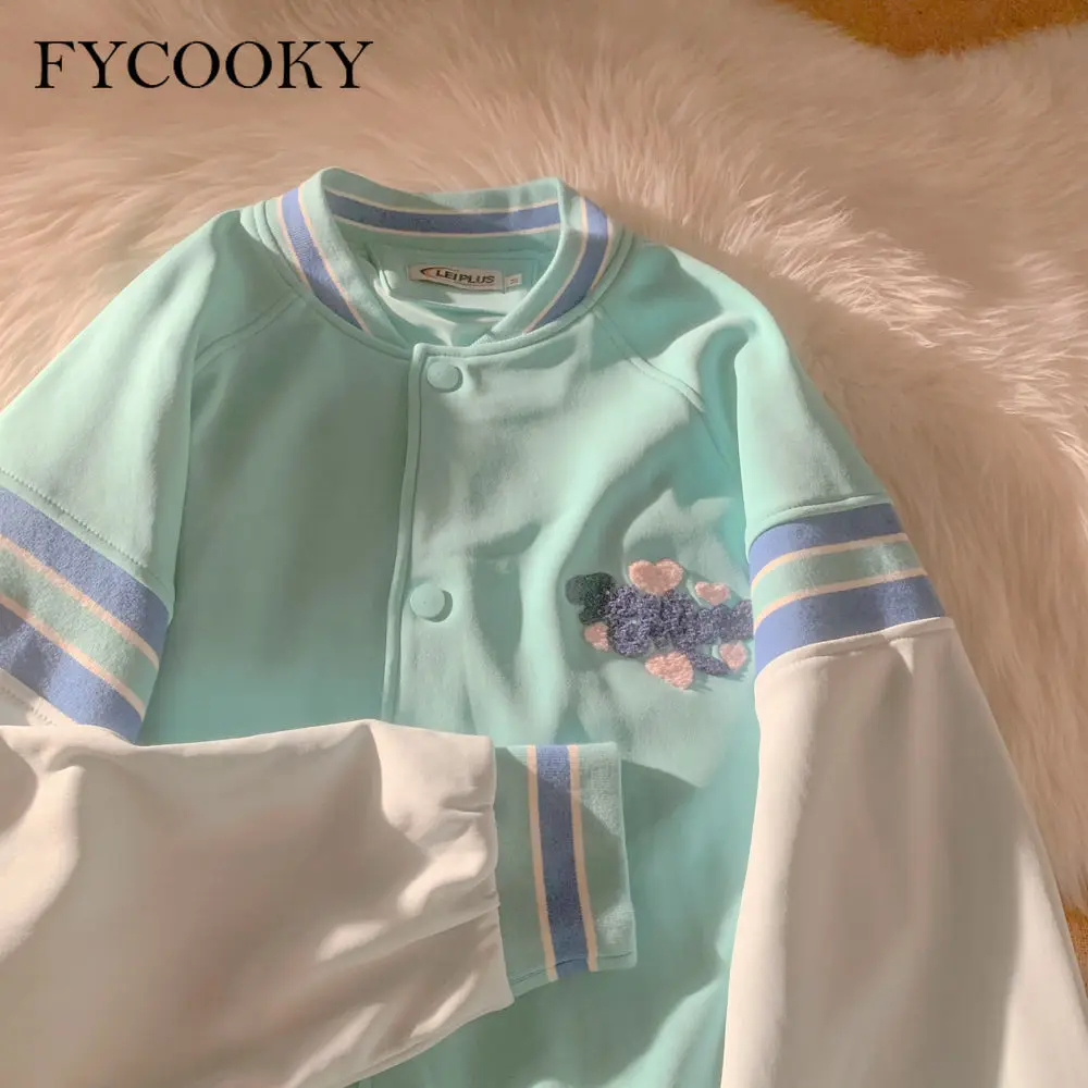 Женская демисезонная Свободная куртка в американском стиле | одежда