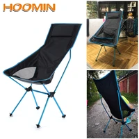 hoomin ultralight folding chair foldable deck chair portable superhard high load aluminiu camping beach chair