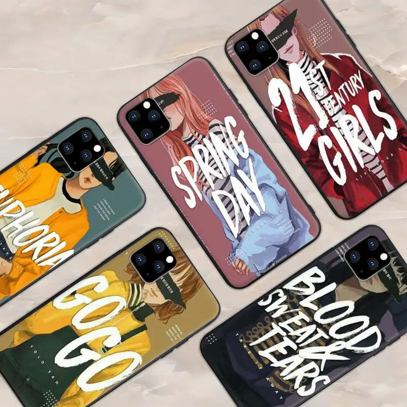 

Pepakomi Bts Perfect Girl art Phone Case for iphone 12 13 Mini SE 2020 6 6S Plus 7 8 Plus X XR XS 11 Pro Max Fundas Coque cover