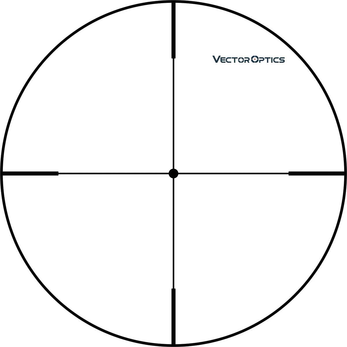 Оптический прицел Vector Optics Forester JR 1 4x24 для охотничьей винтовки с кромкой до края 1/2