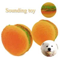 plush dog toys funny squeaky pet chew bite interactive toy burger sounding sugar plastic toys bawl squall pet toys accessories