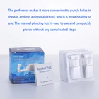 6 шт одноразовый стерильный ушной Прибор Для Пирсинга Хряща, самопирсинг, пистолет без боли, пирсинг, набор инструментов