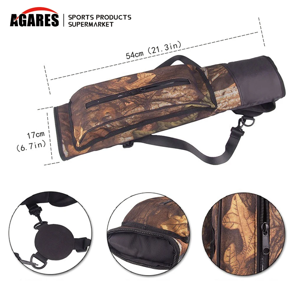 

Сумка-Колчан с арбалетом для охоты, держатель для стрел, охотничий колчан для стрельбы из лука, Колчан с бантом, черный/Камуфляжный