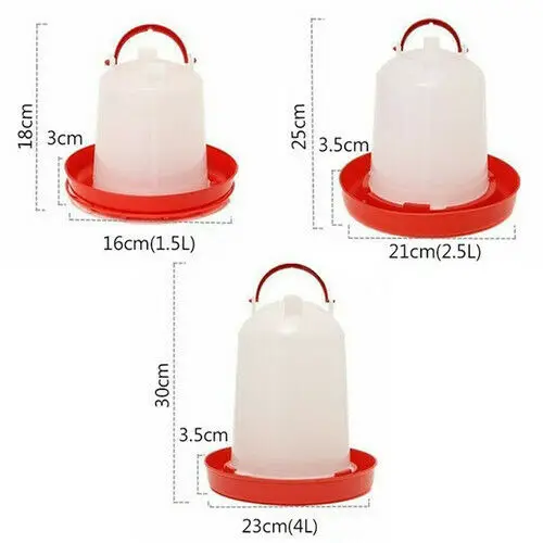 Принадлежности для полива курицы кормушки поилки курица Цыпленок перепелиный