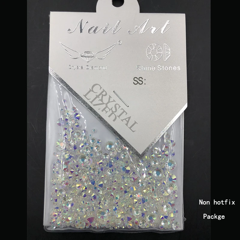 YL Highlights Glitter Rhinestones Green zircon Non-Hotfix FlatBack Strass Sewing Fabric Garment Rhinestone Nail Art Stone | Дом и сад
