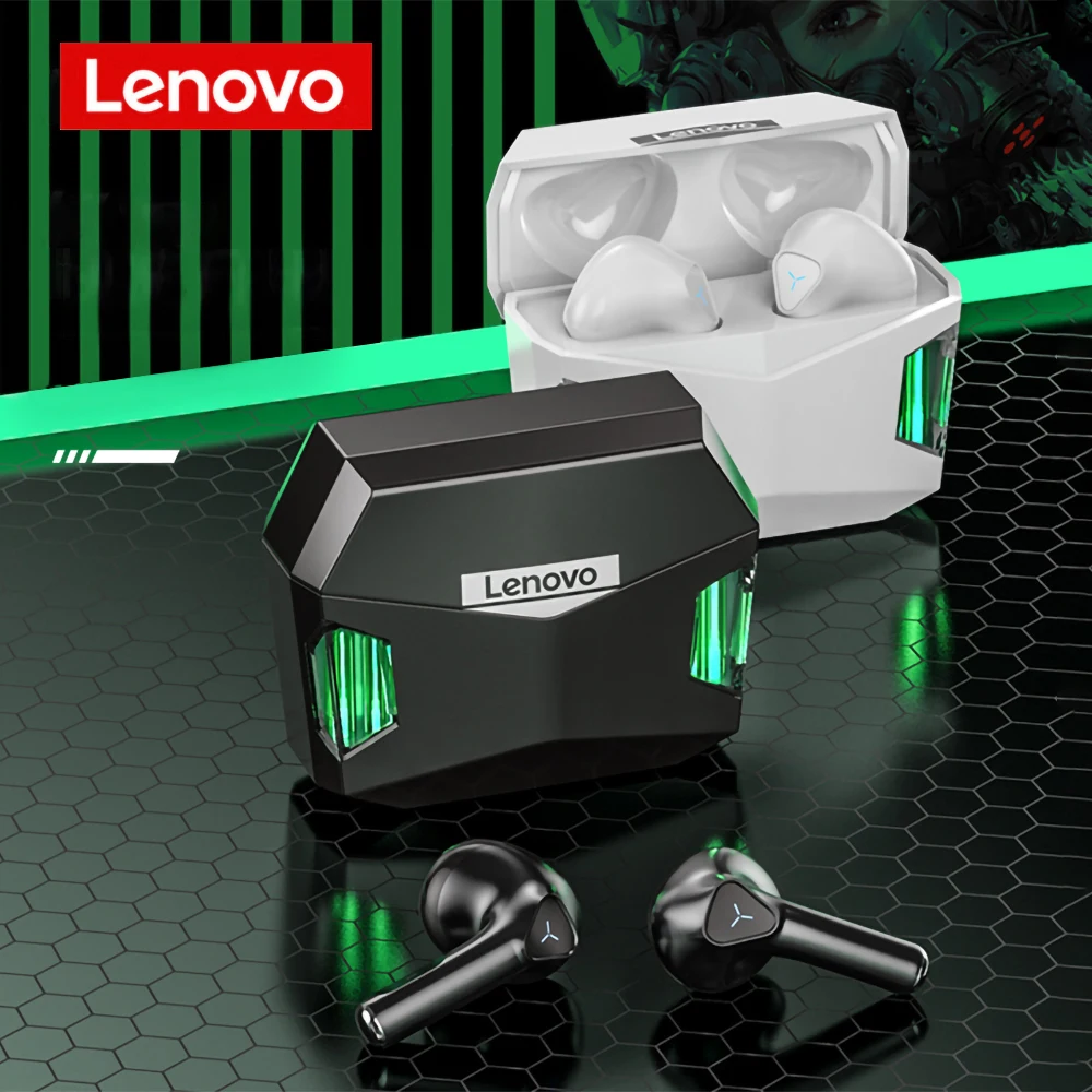 

New Lenovo GM5 TWS Wireless Gamer Headset Bluetooth Gaming Earphone Noise Cancelling With Microphone Low Latency Headphone