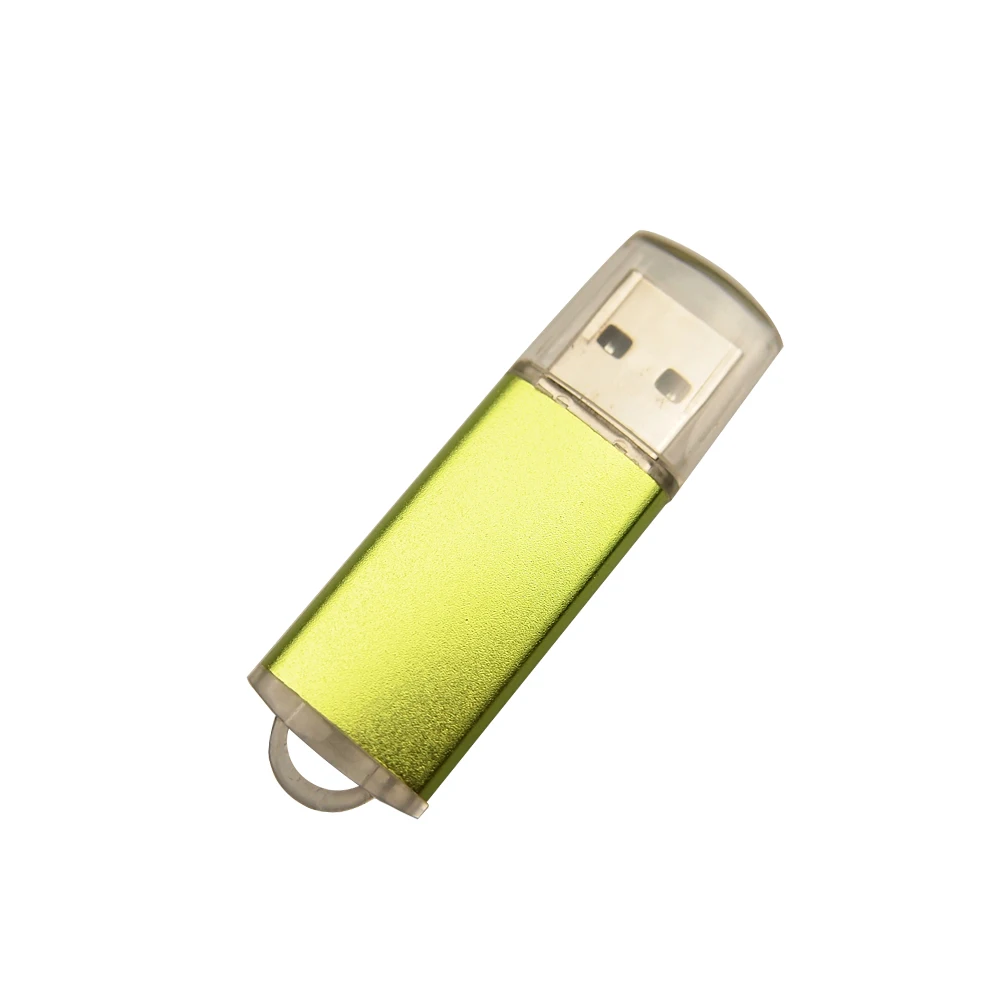 Высокоскоростной USB флеш накопитель металлический Usb 2 0 флешка 64 ГБ 32 16 8 4 Гб накопители с бесплатным