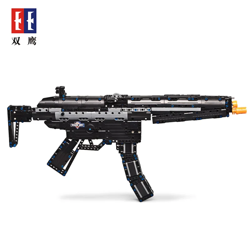 Игрушечный пистолет MP5 полицейский пулемет спецназа модель оружия собранные