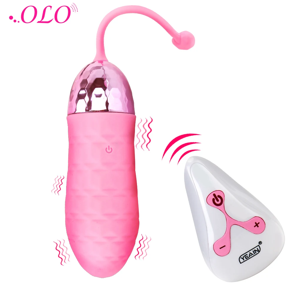 

OLO 10 скоростей силиконовый Кегель мяч Стимулятор клитора массажный вибратор прыгающее яйцо товары для взрослых интимные игрушки для женщин