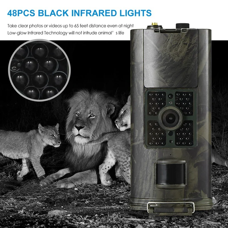 2G Gsm дикая охотничья фотоловушки фото Hc700M 16Mp 1080P Mms инфракрасная камера