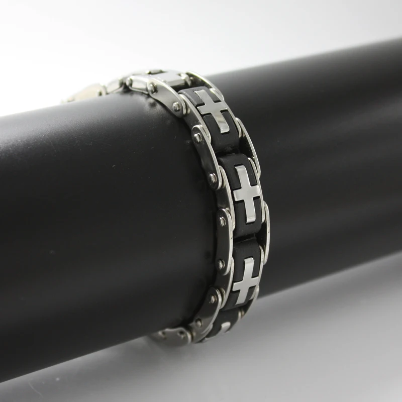 Крутые Мужские Силиконовые байкерские велосипедные мотоциклетные цепи мужские