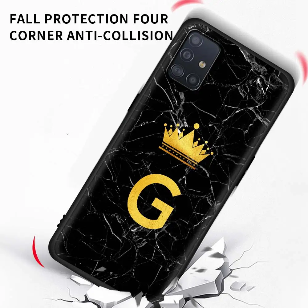 

Customer Letter Phone Case For Samsung Galaxy A51 A71 A21S M31 M31s M30s A31 A41 A11 A01 M51 Soft Matte Coque Back Cover