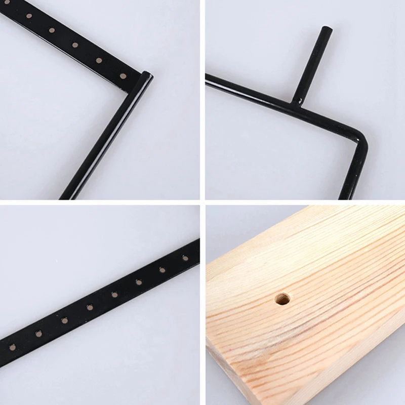 Комплект из 2 предметов 3 уровня 36 отверстия деревянные серьги ювелирных изделий