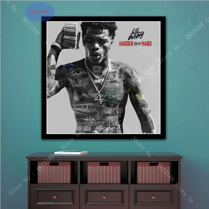 Новинка 2020 художественный музыкальный альбом Rap Singer Star Lil Baby My Turn плакат печать на