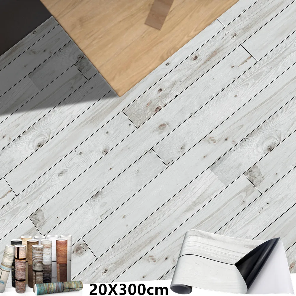 

Removable Self Adhesive Wood Grain Stickers Home Decor Wallpaper Waterproof Peel and Stick Vinyl Wall Covering Contact Paper