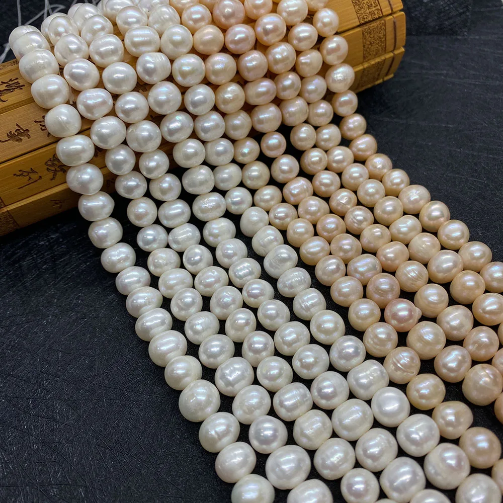 

Multicolor Natural Freshwater High-quality Pearls, AA Grade 9-10mm, Used for Making Bracelets and Necklaces DIY Jewelry