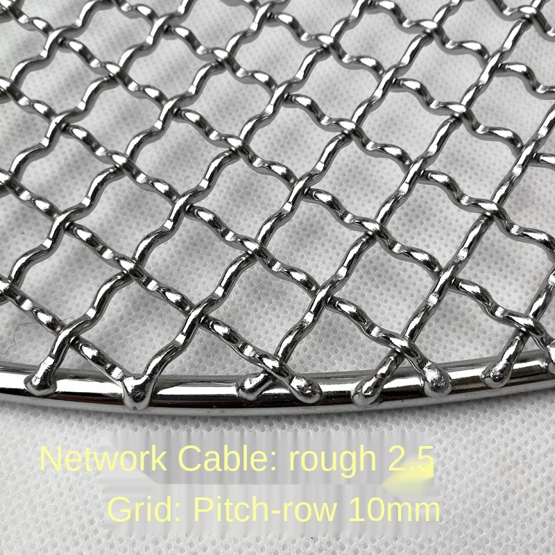 304 нержавеющая сталь круглый гриль для барбекю сетка домашняя жареная бекон