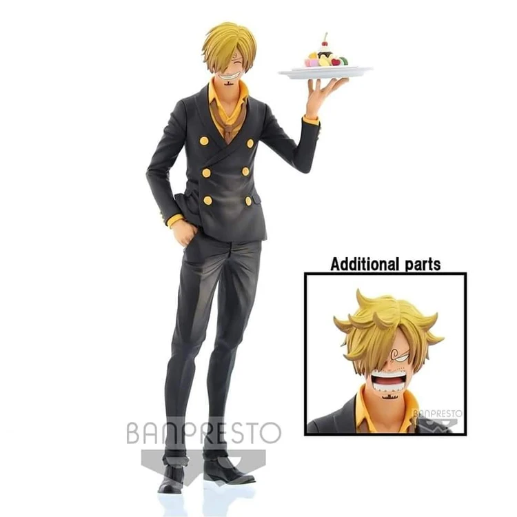 

100% Original Banpresto Onepiece Figure Vinsmoke Sanji Grandista nero FigurePVC Action Model Toys Anime Figure