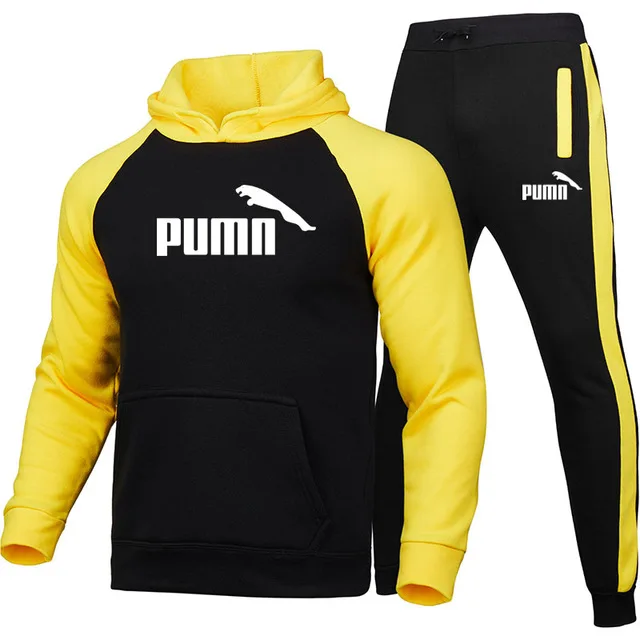 

New Men's Hooded Pullover Sportswear Workout Clothes Sportswear Sports Suit Men 2020 New Men's Hooded Pullover Sportswear Workou