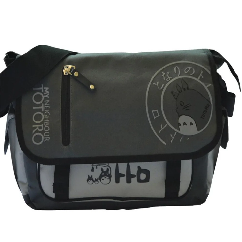 

Сумка на плечо для мужчин и женщин, мультяшный аниме «атака на Титанов», Мой сосед Тоторо, Токийский Гуль, унисекс