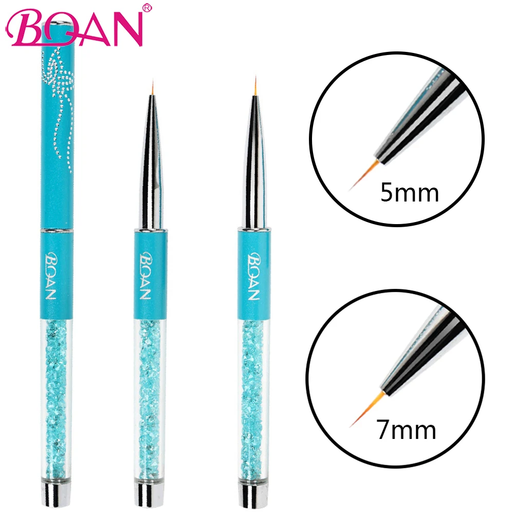 

BQAN Nail Brush Ultra Thin 5/7mm Nail Liner Brush Carving Painting Drawing Flower Design Stripes Lines Manicure DIY Tool