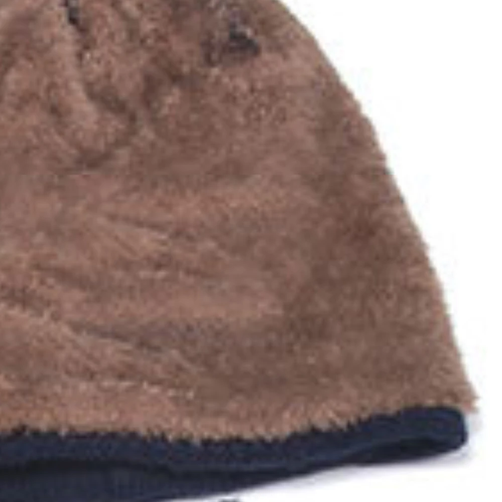 

Winter Outdoor Men Beanies Hat and Scarf for Men Fashion Solid Plaid Knitted Hat Sportswear Men Hat Fleece Scarf Warm Beanies
