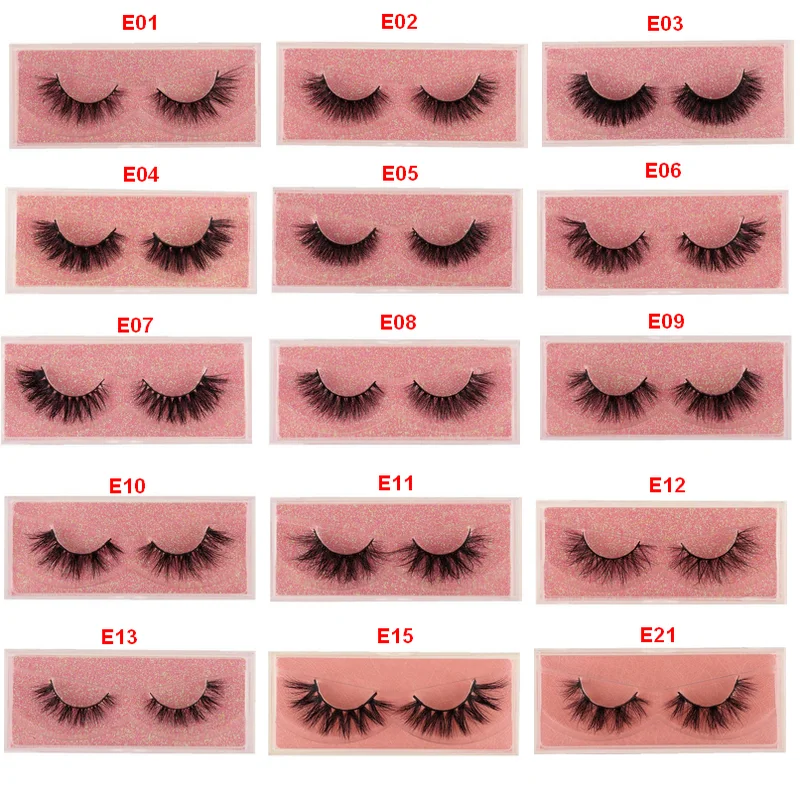 

Mink Eyelashes 100% Cruelty free Handmade 3D Mink Lashes Full Strip Lashes Soft False Eyelashes Makeup Lashes