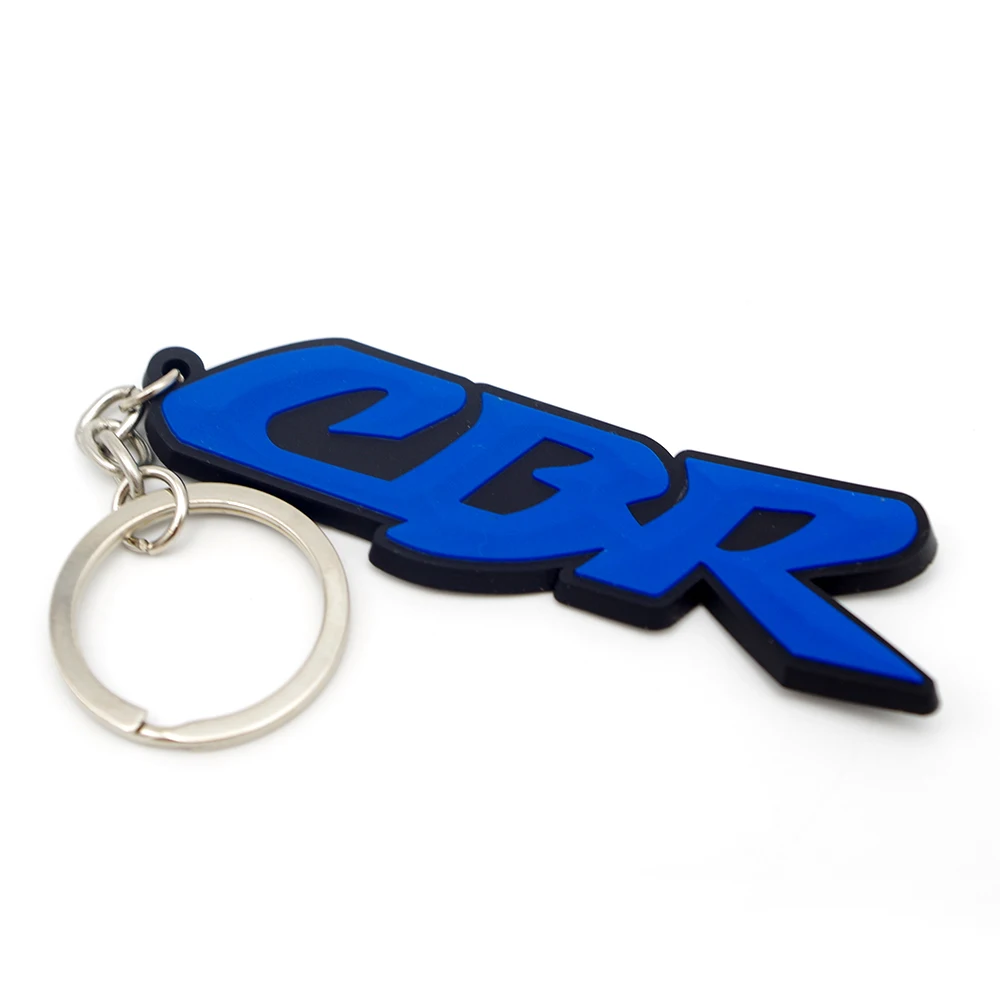 Motorcycle 3D Rubber Keychain Key Ring For honda cb500f lead varadero xl1000 xr 600 forza 300 2019 cb750 nc 750x cbr250r | Автомобили и