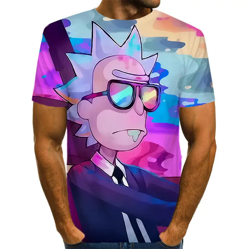 Футболка Rick and Morty для мужчин и женщин летняя футболка rick & morty модная Повседневная
