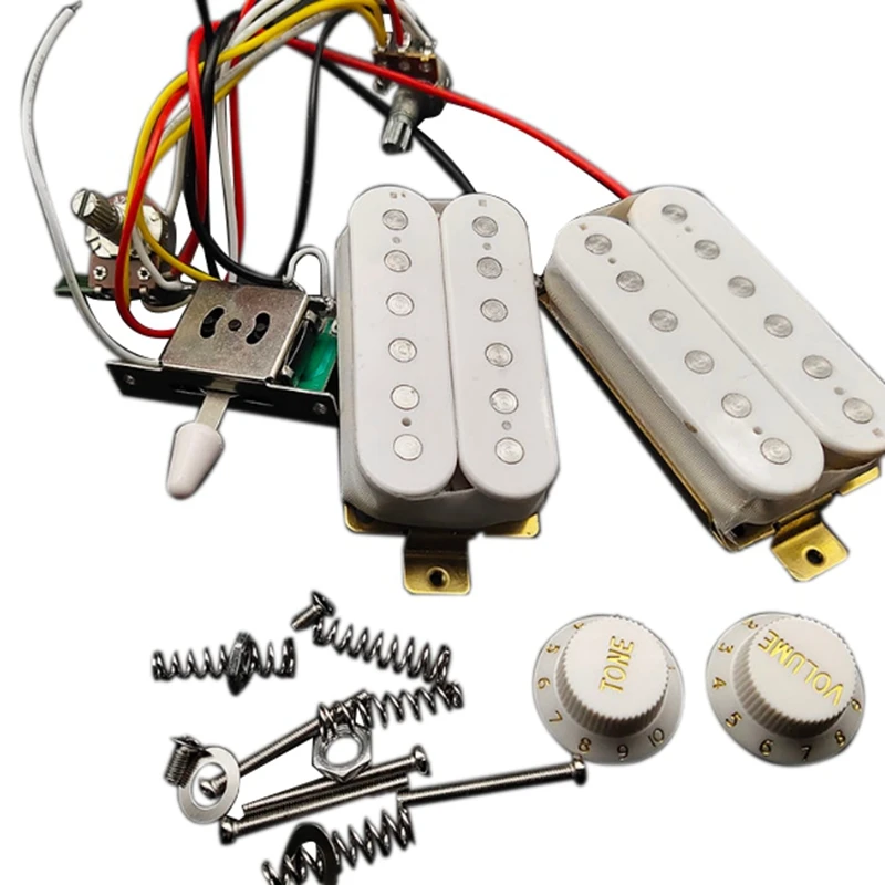 

Электрогитары Humbucker двойная катушка звукосниматели Регулируемый Ролик Kit