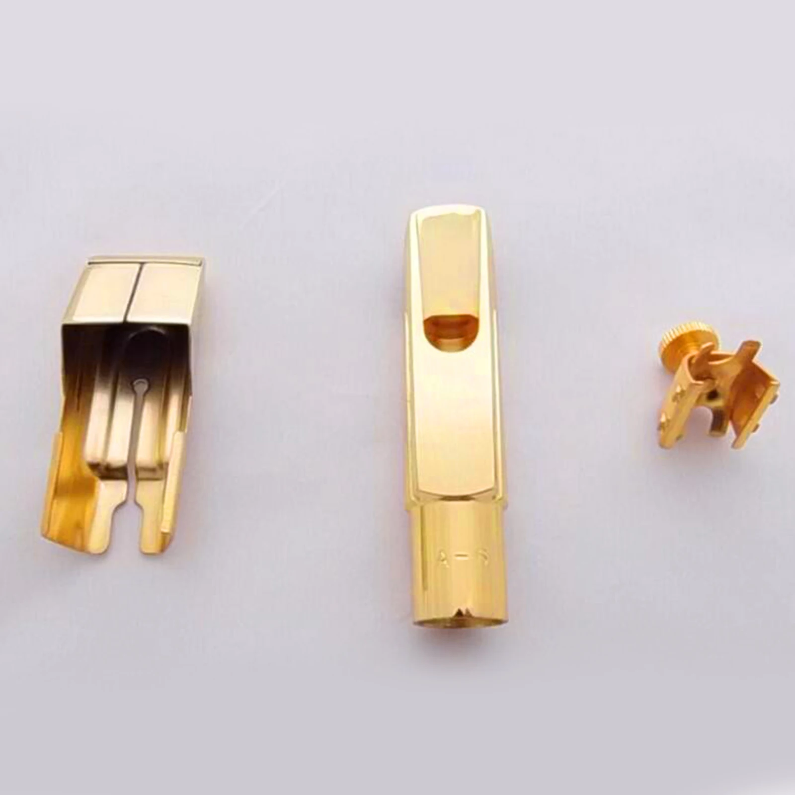 

Alto Saxophone Mouthpiece with Ligature, Cap Musical Instruments Spare Part Easy and Convenient to Install and Use