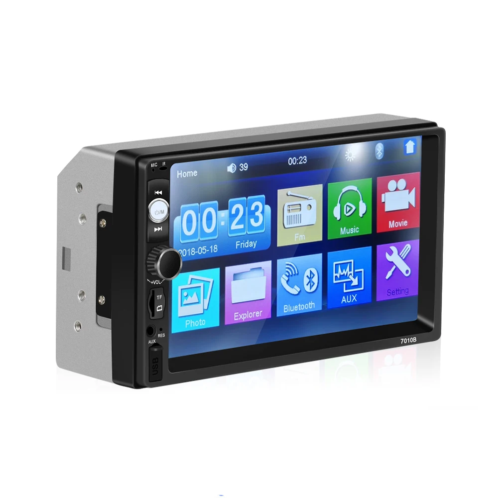 MP5 плеер автомобильное аудио Raidio видео музыка 7-дюймовый сенсорный экран с Bluetooth